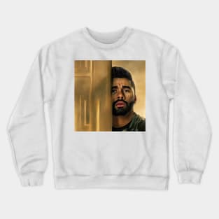 I suffer behind the door, please do not enter Crewneck Sweatshirt